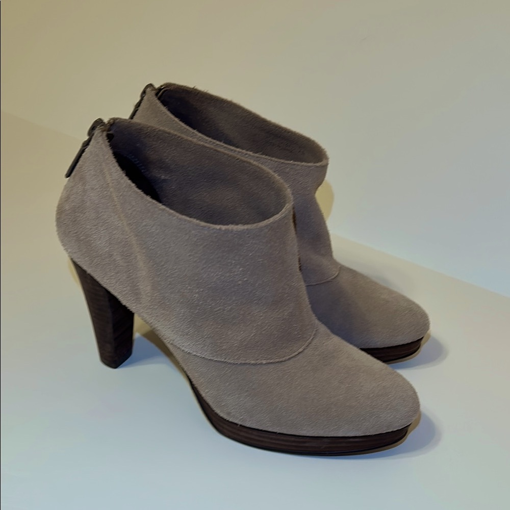 Cole Haan suede ankle booties